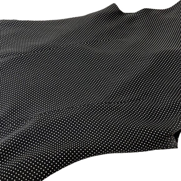 Charter Club Shift A-Line Dress Size 8 Black White 100% Silk Lined Polka Dots - Picture 11 of 16